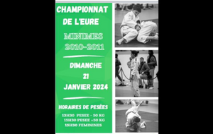 CHAMPIONNAT DE L'EURE MINIMES 2010-2011