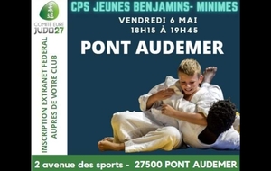 CPS JEUNES BENJAMINS - MINIMES VENDREDI 6 MAI A PONT AUDEMER