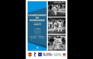 CHAMPIONNAT DE NORMANDIE CADETS le 11 Mars à Mondeville